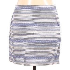 Gap Blue White Striped Skirt